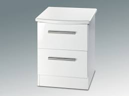 We use cookies to provide you with the best possible experience. Welcome Knightsbridge White High Gloss 2 Drawer Small Bedside Cabinet Assembled