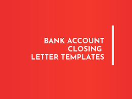 Letter requesting for closing bank acount. Bank Account Closing Letter Format 7 Sample Templates Writolay