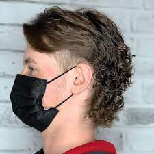 The The Permed Mullet Is Back Better Than Ever Is Back For 2021 In 2021 Mullet Haircut Mullet Hairstyle Mens Haircuts Short