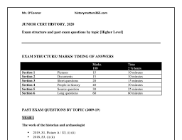 Category Junior Cert Resources Old History Matters 365