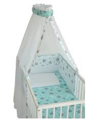 Baby set bett bärchen bettdecke baby kinder set steppbett+kissen 100x135/40x60cm. Babymajawelt Baby Bett Set Sterne Grafik 4tlg Babymajawelt Bewusst Modern