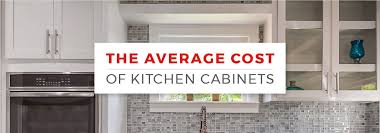 the average cost of kitchen cabinets