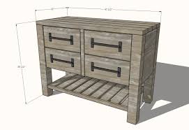 We love the vintage style, and the color scheme in the bathroom is adorable. Rustic Farmhouse Double Vanity Spruc D Market