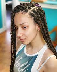 100 Braids Special Medium Large Size As Shown Starts Nov 1st 18th Book In Advance With Deposit C Box Braids Styling Short Box Braids Box Braids Hairstyles