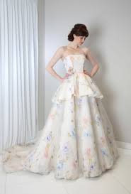 Bridal Week 2015 Top Trends Watercolor Wedding Dress Wedding Gown Trends Wedding Dress Trends