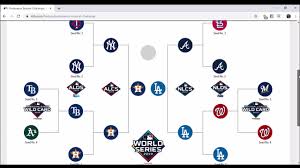 Mlb 2019 Mlb Postseason Bracket Challenge 2019 Mlb Playoff Picks