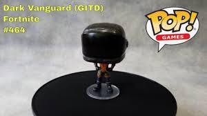 The dark vanguard skin from fortnite is now a super stylized funko pop! 464 Dark Vanguard Gitd Fortnite Funko Pop Games Youtube