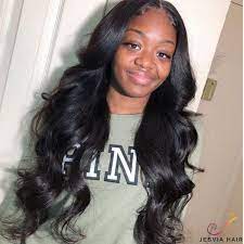 Jesvia Hair Brazilian Hair Body Wave 3 Bundles With 1 Lace Closure Hair Waves Curly Hair Styles Body Wave Hair
