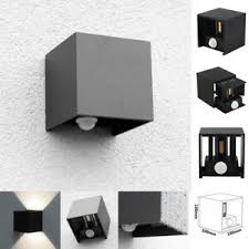 Ce luminaire est équipé d'une fonction de capteur de mouvement de l'aube à la tombée de la nuit. Led Projecteur Mural Applique Exterieur Avec Detecteur De Mouvement Capteur 7w Ebay