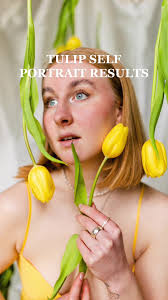 Stunning Tulip Self Portrait Photography