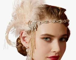 Great Gatsby Headband- 1920s Headpieces -flapper