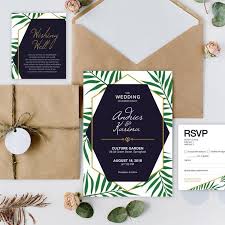 Einladungskarten zur goldenen hochzeit online. Hochzeitseinladung Und Briefpapier Druckbare Digitale Datei Tropisch Blatter Palme Art Deco Stil Ereignis Einla Art Deco Stil Art Deco Hochzeitseinladung