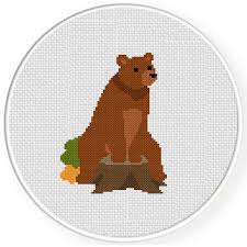 Maybe you would like to learn more about one of these? Autumn Stump Bear Cross Stitch Pattern Daily Cross Stitch