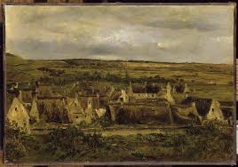 Theodore Rousseau Last Houses Of Port En Bessin Calvados Theodore Rousseau European Art Art