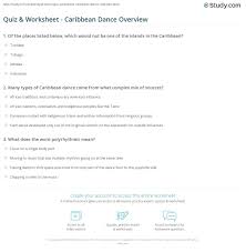There was something about the clampetts that millions of viewers just couldn't resist watching. Quiz Worksheet Caribbean Dance Overview Study Com