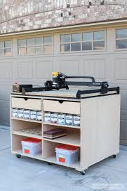 Woodworking Projects House 20 Thrifty Diy Garage Organization Projects The House Of Woo Workbench With Storage Workbench With Drawers Easy Woodworking Projects