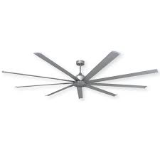 Don't tolerate squeaky, shaky, dimly lit, or downright gaudy fans any longer. Troposair Liberator 96 Indoor Outdoor Large Ceiling Fan Brushed Nickel Finish