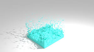 Make a fluid of any viscosity flow around other objects. Fluid Simulation With Blender