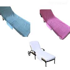 Terry cloth chaise lounge covers. Ho Microfiber Terry Cloth Chaise Lounge Chair Cover Beach Bath Towel With Side Pocket For Pool Sun Lounger Sunbathing Shopee Philippines