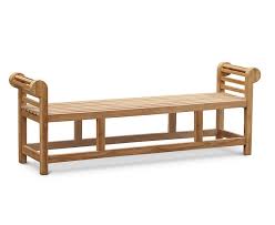 We ordered some benches and a table. Lutyens Style Teak Backless Bench 1 95m