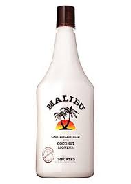 A fruity tropical mixed drink. Malibu Coconut Rum Coconut Rum Malibu Coconut Coconut Rum Punches