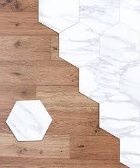 Walplus White Marble Hexagon Floor Tile Decal Set Mosaikfliesen Fliesen Sticker Pvc Boden Kuche