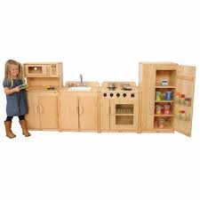 Maybe you would like to learn more about one of these? Kitchen Set With Linking System Premium Solid Maple From Kaplan Early Learning Company Dramatic Play Kitchen Kitchen Sets Play Kitchen