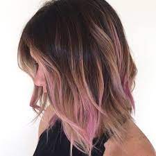 Pink Hair For Grown Ups Balayage Straight Hair Balayage Hair Underlights Hair