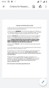 The only thing you will need for it is reading this set of useful tips. 04 52 Criteria For Researc At Criteria For Research Pap