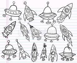 Maybe you would like to learn more about one of these? Cute Doodle Outer Space Vector Set Space Drawings Cute Doodles Space Doodles