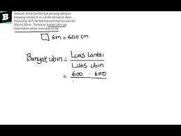 Lantai rumah berbentuk persegi panjang. Menentukan Banyak Ubin Yang Diperlukan Untuk Menutup Lantai Youtube