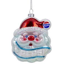 Christmas poster noel christmas christmas humor christmas themes christmas ornaments christmas kids christmas vintage christmas coca cola christmas pepsi cola believe in magic. Northlight 4 5 Glittered Santa Claus Head Pepsi Christmas Ornament Red Blue Target