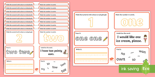 Thetypingcat is made to reinforce continuous learning of how to type. Numbers 1 10 Make Read Write Activity Mat Teacher Made