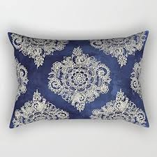 Cricut infusible ink rolls & materials. Standard Pillowcase Home Decorative Cushion Case Cream Floral Moroccan Pattern On Deep Indigo Ink Pillow Cover 12x24 Inches Buy Online In Maldives At Maldives Desertcart Com Productid 38122787
