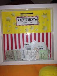 Diy Shadow Box Movie Ticket Holder Diy Shadow Box Fun Diys Diy