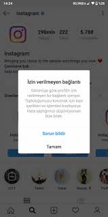 Instagram Izin Verilmeyen Baglanti Ne Demek Bu Sorun Nasil Cozulur Instagram Iz