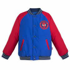 Disney Store Marvel Spider Man Boy Varsity Jacket Size 5 6 Varsity Jacket Kids Fall Outfits Marvel Clothes