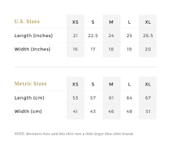 Anvil T Shirt Size Chart Rldm