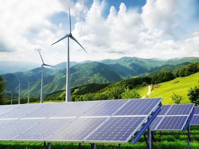 Financing the transition to renewable energy globally, AI generated
