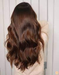 Vibrant caramel color can be used to highlight long hairs. Pin Su Hair Goals