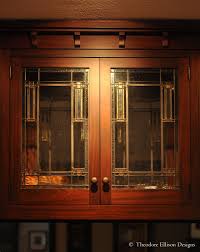 Prairie School Leaded Glass For Kitchen Cabinetry By Theodore Ellison Designs Craftsman Decor Cabinet Door Designs Kitchen Cabinet Door Styles