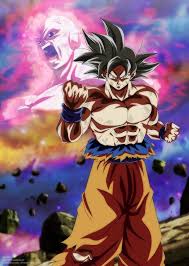 Goku ultra instinct from manga. Goku Ultra Instinct Poster V1 By Hiroshiianabamodder Dragon Ball Super Manga Dragon Ball Artwork Dragon Ball