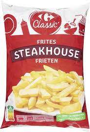 Abats agneau boeuf porc veau volaille. Frites Steakhouse Carrefour 1 Kg