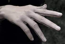 Tattoos By Kenji Alucky Line Tattoos Hand Outline Hand Tattoos