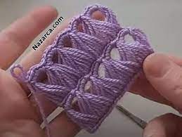 Cetvel Orgusunu Bilmeyen Var Mi Tarifi Var Nazarca Com Baby Knitting Patterns Orgu Boncuk Nakis Desenleri