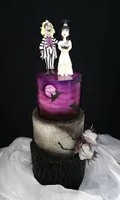 I'm really thrilled how it turned out. Beetlejuice Wedding Cake By Tirki Http Cakesdecor Com Cakes 331237 Beetlejuice Wedding Cak Crazy Wedding Cakes Halloween Wedding Cakes Beetlejuice Wedding