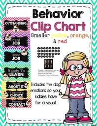 Behavior Chart Chevron With Dogs