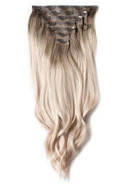 Our high grade human hair extensions reduce premium remy hair is of the highest grade human hair extensions available. Santorini Blonde Elegant Seamless 18 Clip In Human Hair Extensions 130g