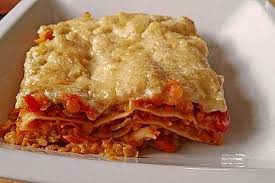 Linsenlasagne 4 Rezepte Lebensmittel Essen Lasagne