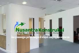 Saat ini terdapat salah satu jenis bahan dasar yang populer dikalangan masyarakat untuk membuat beberapa bagian diatas, dan bahan ini yakni aluminium. Harga Jasa Pasang Partisi Lampung Per Meter 2018 Nusantara Konstruksi